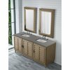 James Martin Vanities Portland 72in Double Vanity Whitewashed Walnut w/ 3 CM Grey Expo Quartz Top 620-V72-WW-3GEX